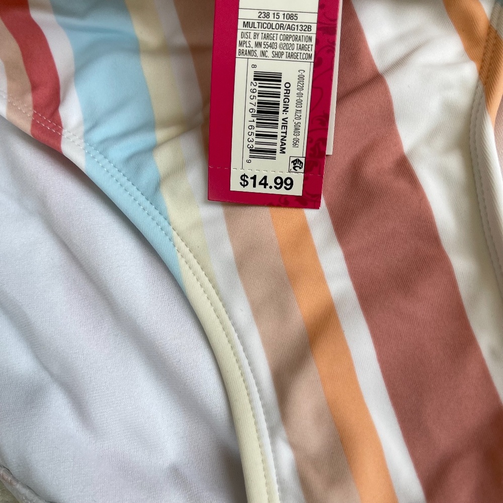 Xhilaration Striped Bikini Swimsuit Bottom Sz XL NWT - Picture 5 of 8